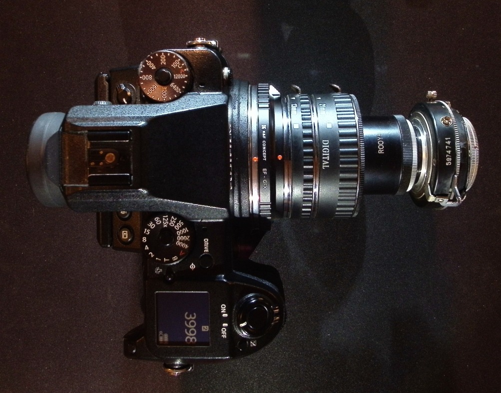 Objektiv einer „Moskva 5“