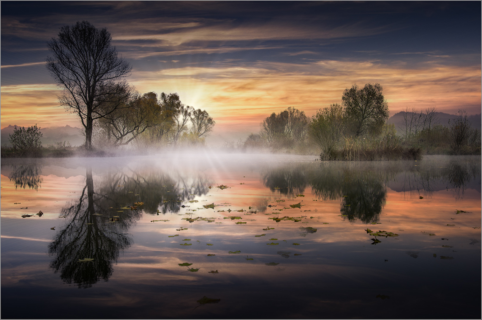 Herbstspiegelung