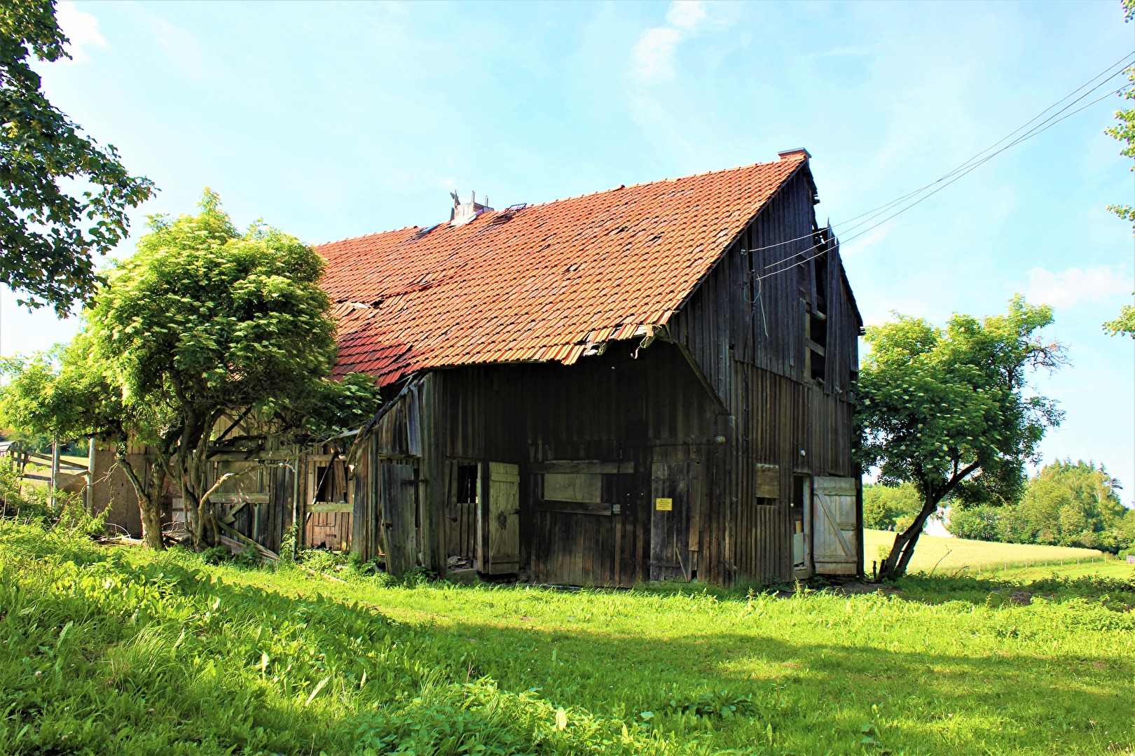 Stallruine in Farbe