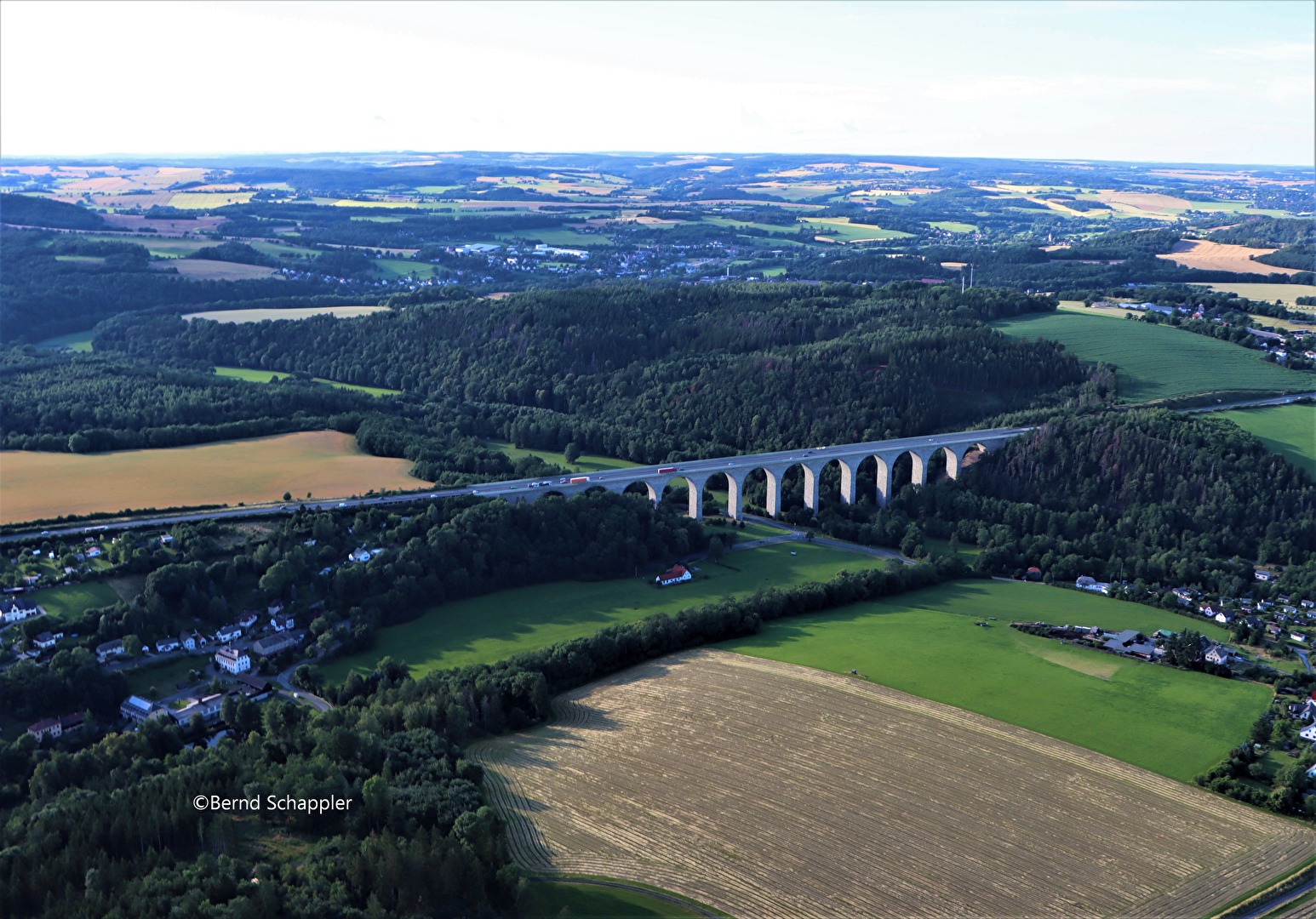 Autobahnbrücke bei Pirk