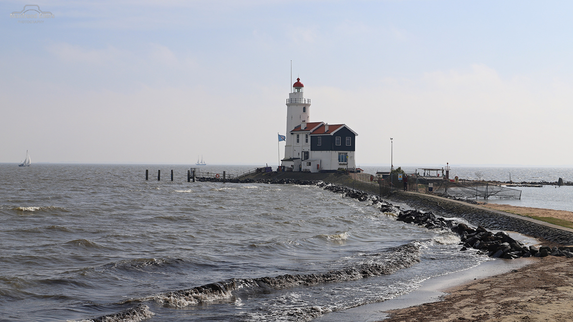 Leuchtturm auf der Insel Marana