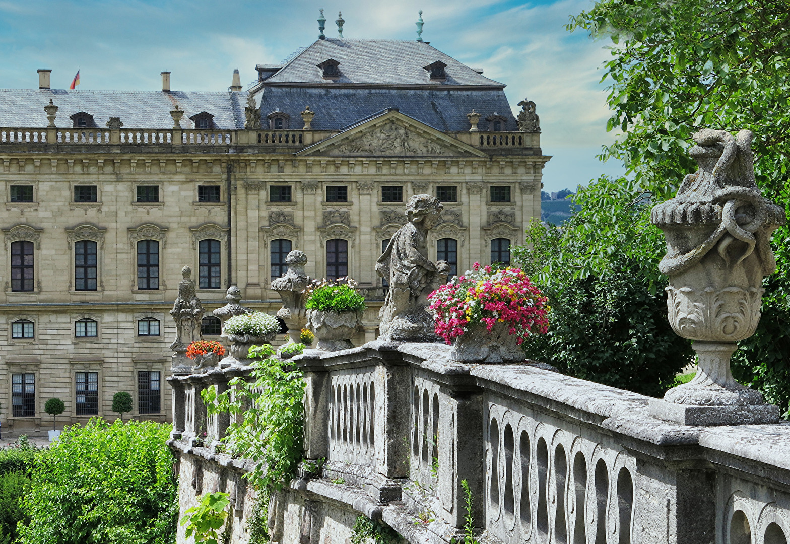 Würzburger Schloß/Garten