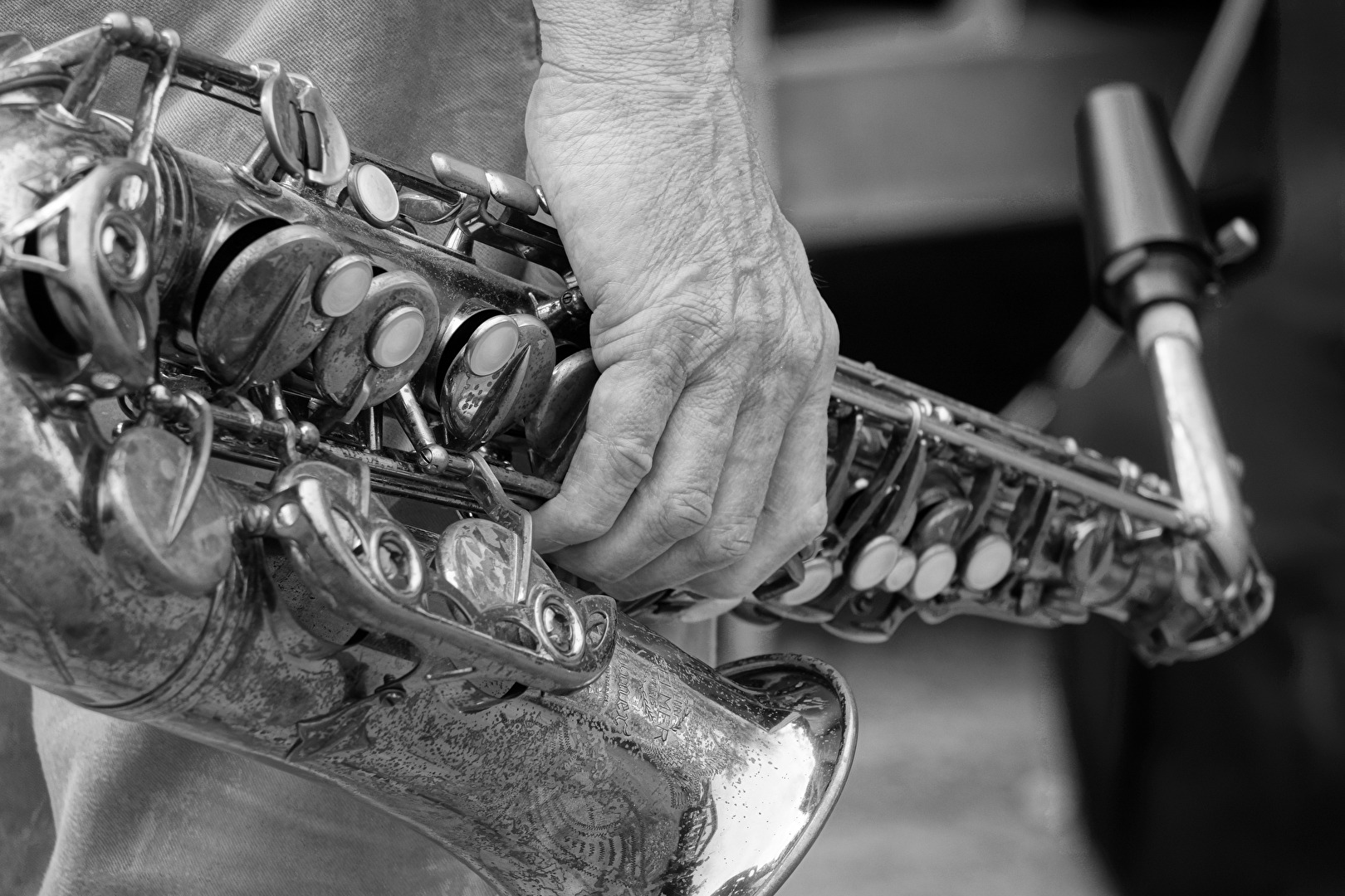 #Musik, hier #Jazz wartet auf den Einsatz