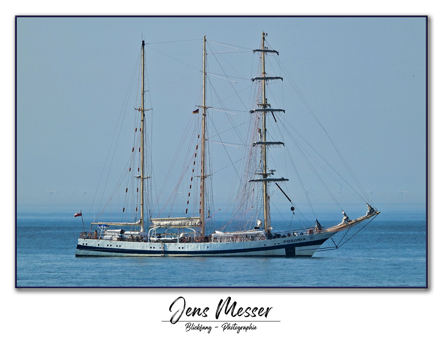 Pogoria vor Helgoland