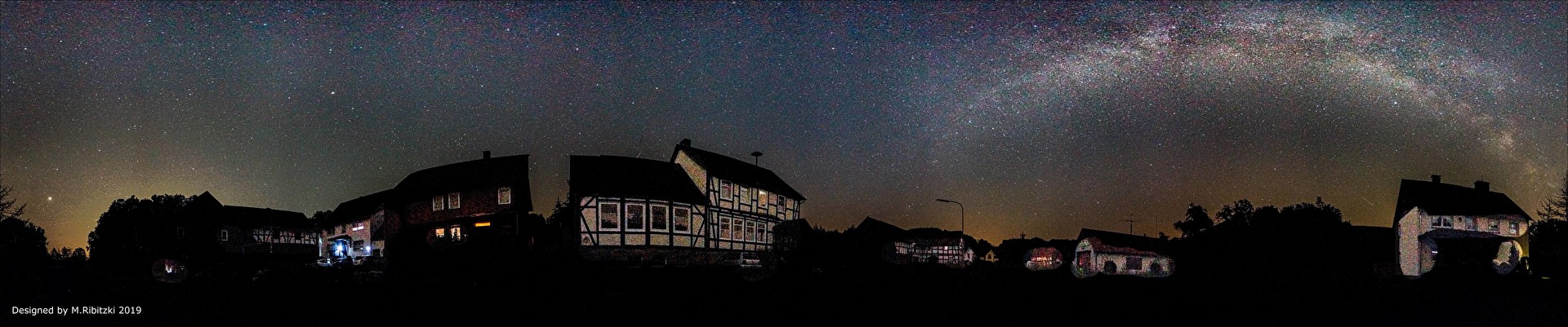 MILKYWAY OVER MOLKENBORN 360° PANORAMA