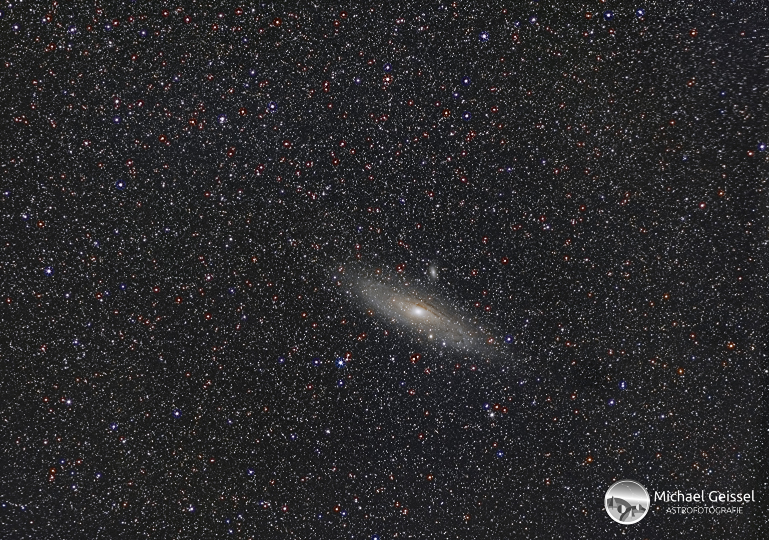 M31 Andromeda Galaxie Widefield