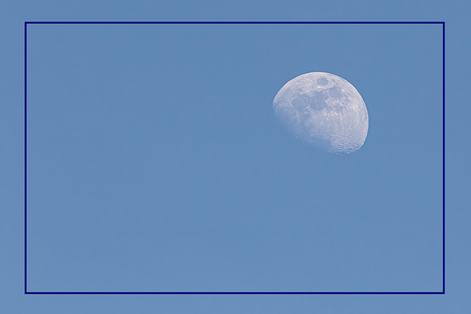 Der Mond am 08. April 2025, 17.00 UIhr
