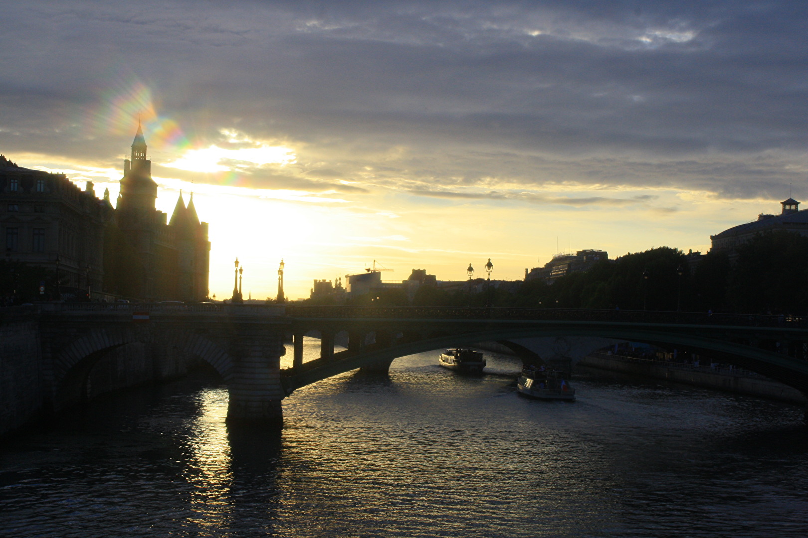 Paris im Sonnenuntergang