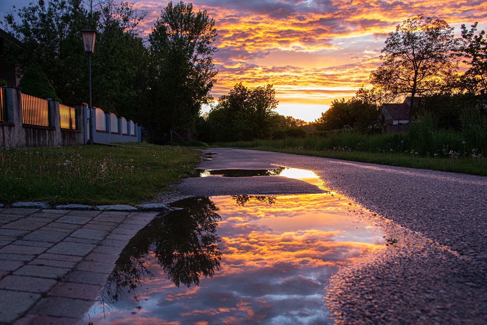 Wetter Abendstimmung