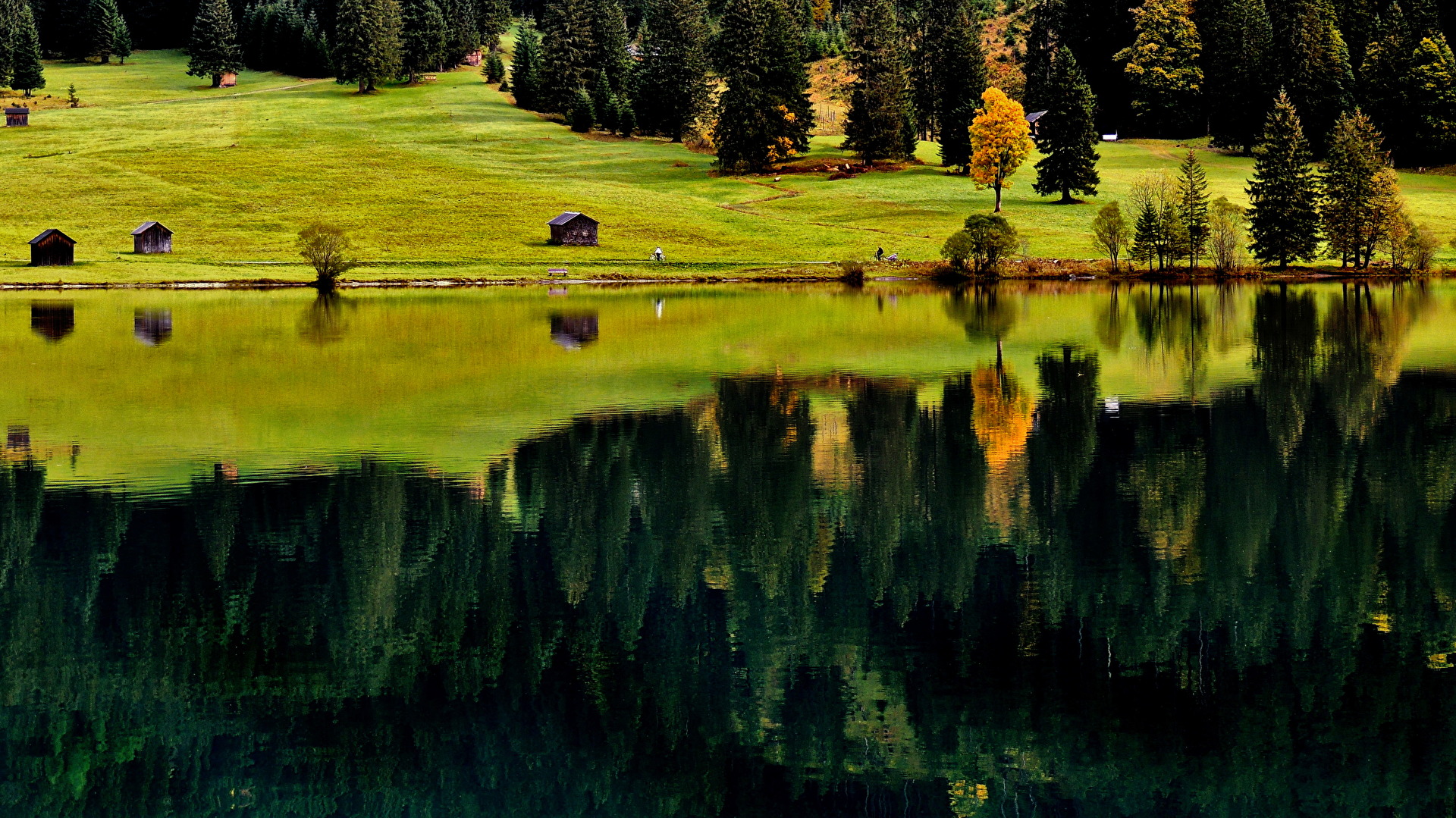 Herbst am Haldensee im Tannheimer Tal