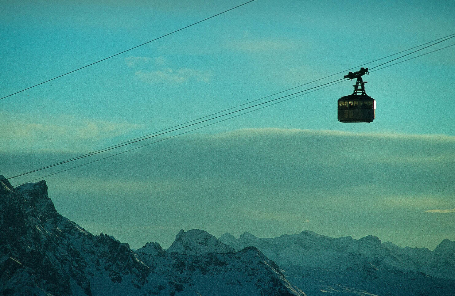 VALLUGABAHN AM ARLBERG, VORARLBERG, ÖSTERREICH