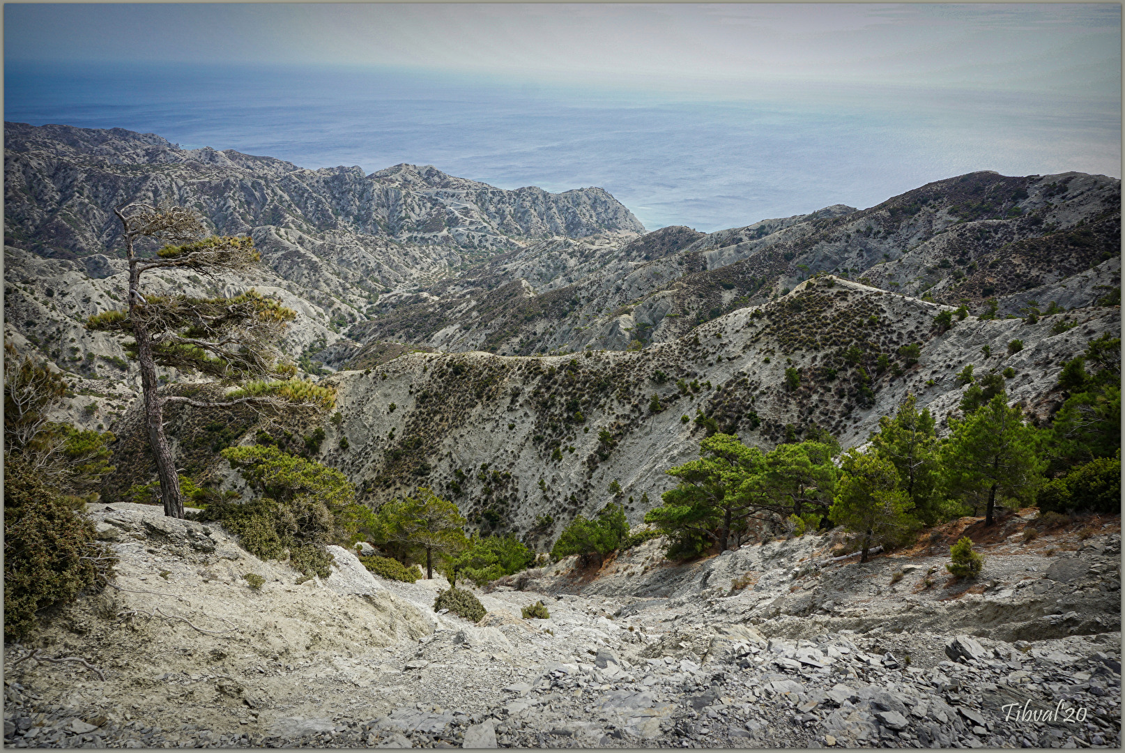 Karpathos' Berglandschaft