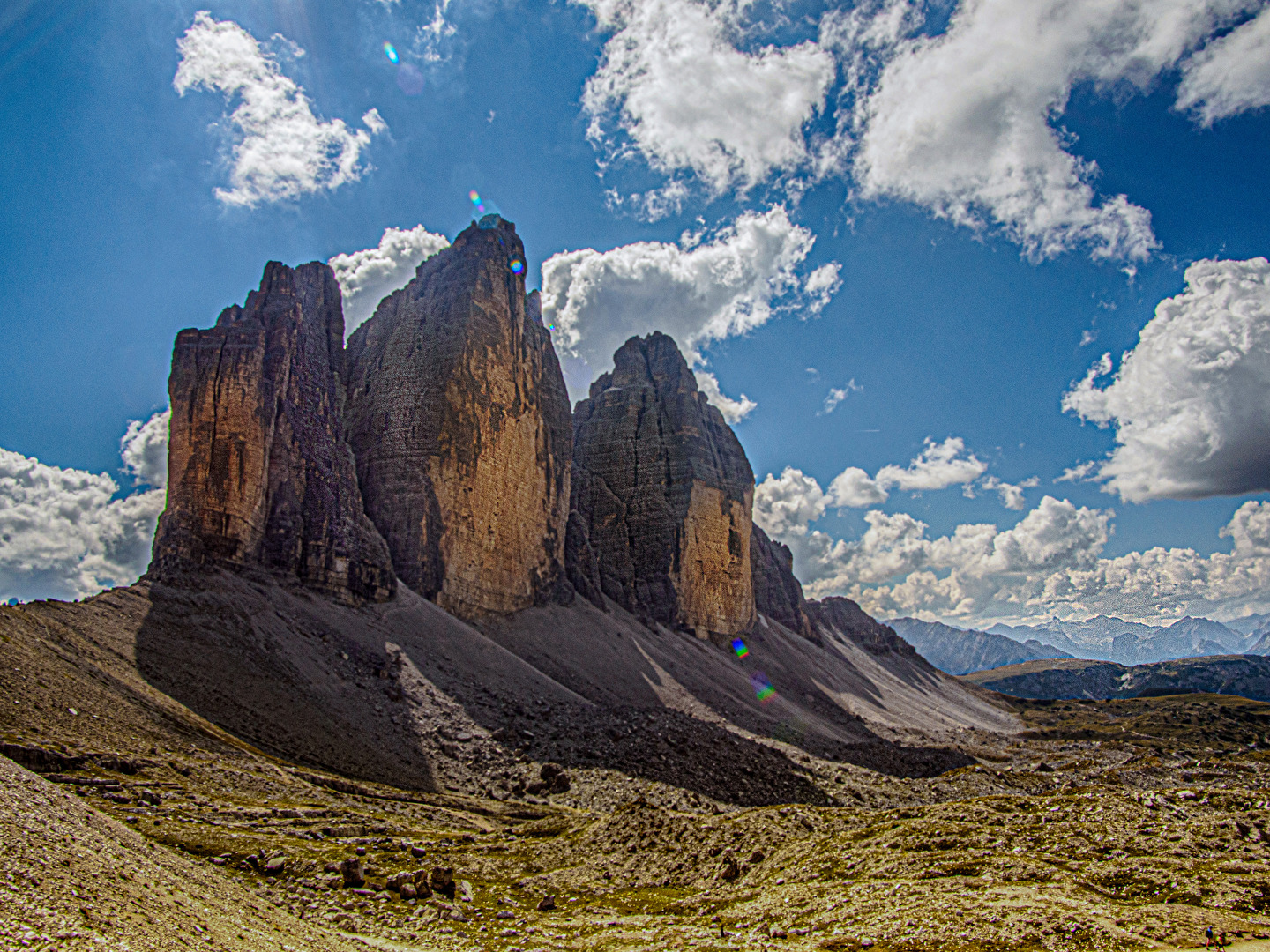 Dolomiten Drei Zinnen Nordseite