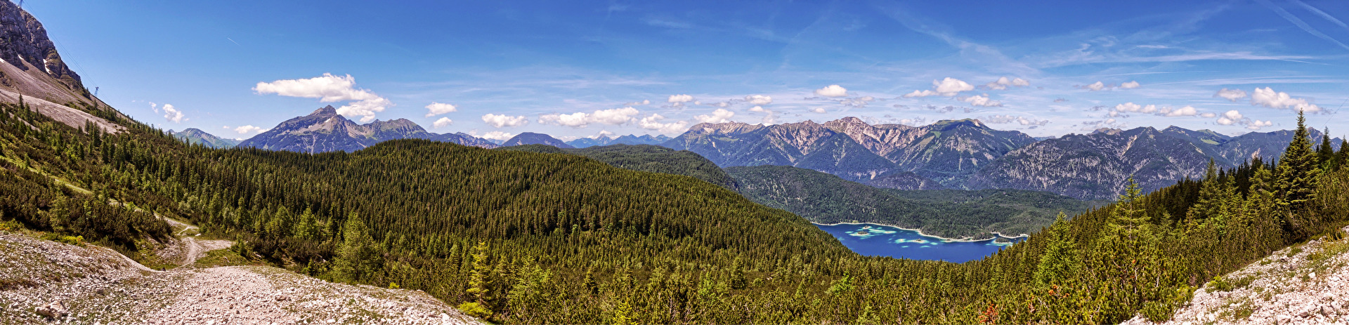 Blick zum Eibsee