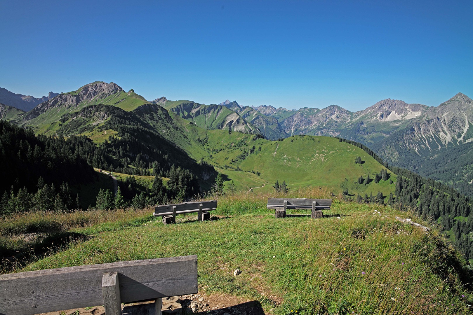 Tannheimertal, Blick vom Neunerköpfle