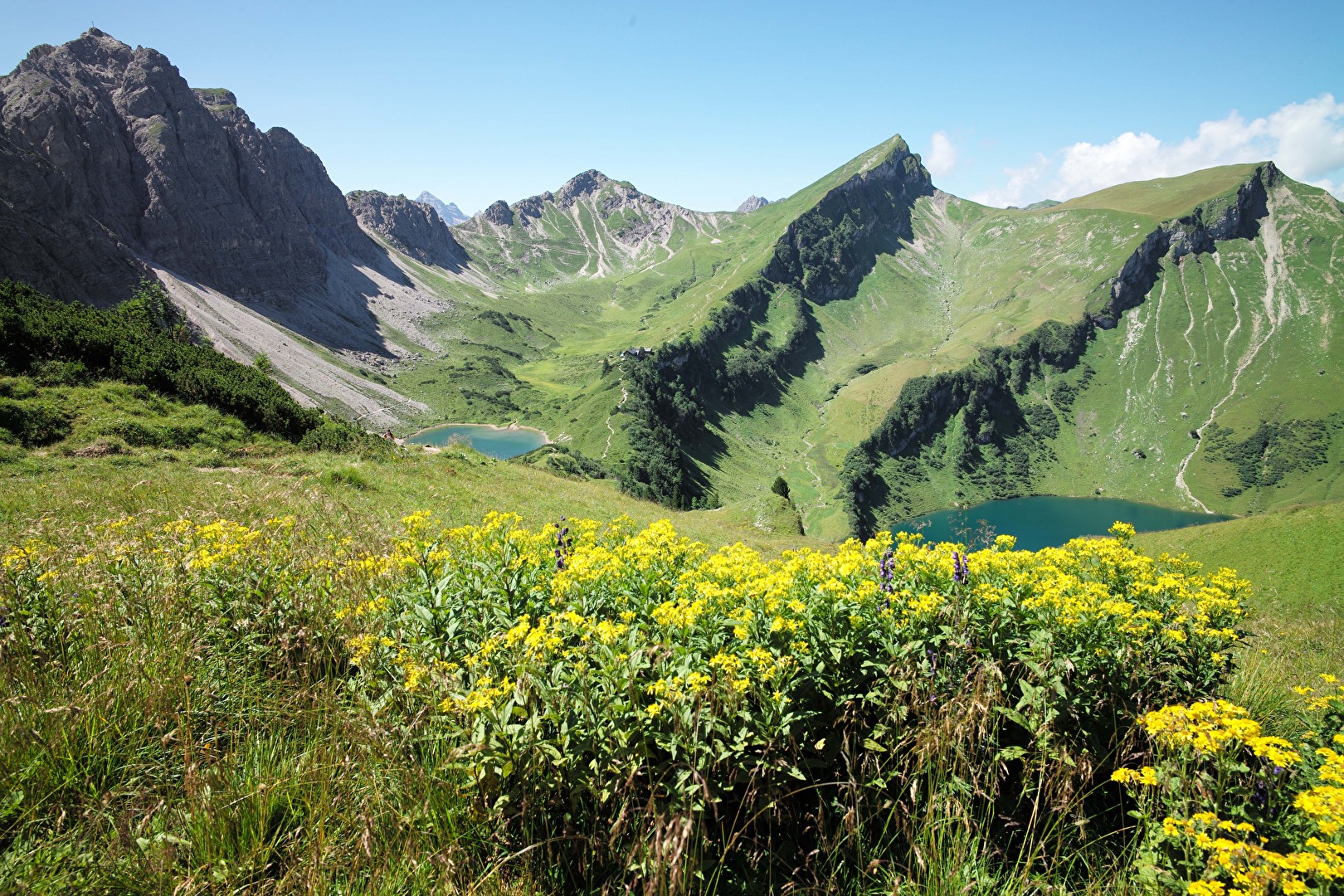 Tannheimertal, Blick vom Neunerköpfle
