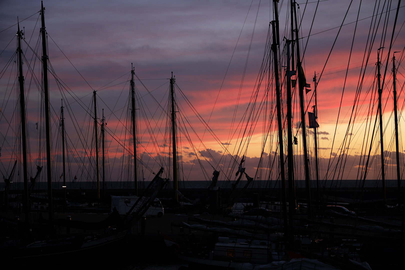 Abendstimmung am Hafen