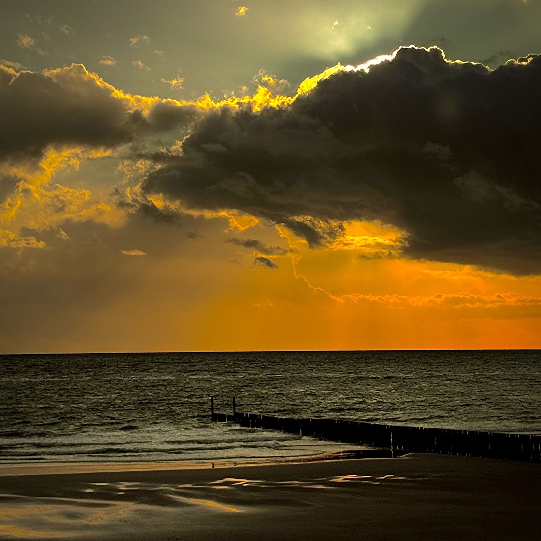 Abends an der Noordzee