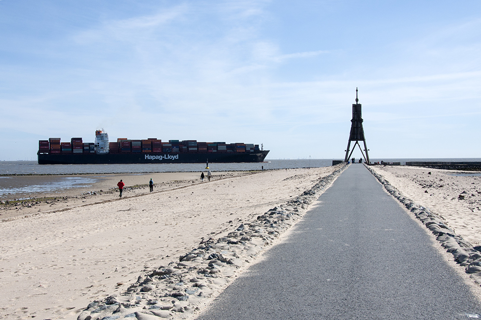 Perspektive Cuxhaven Kugelbake
