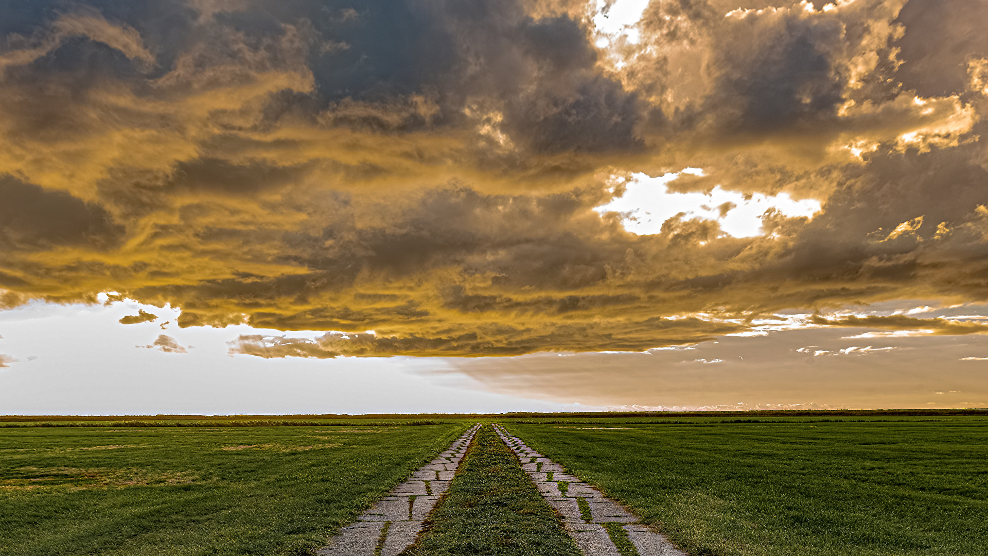 Boddenblick am Abend