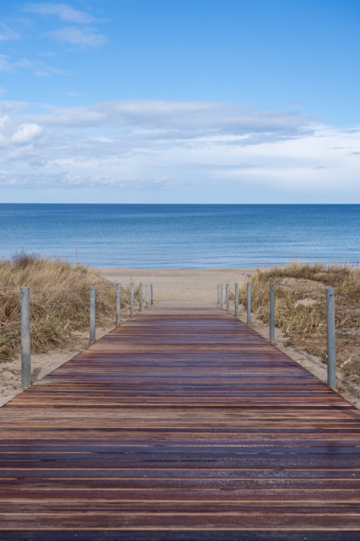 Laufsteg zum Strand