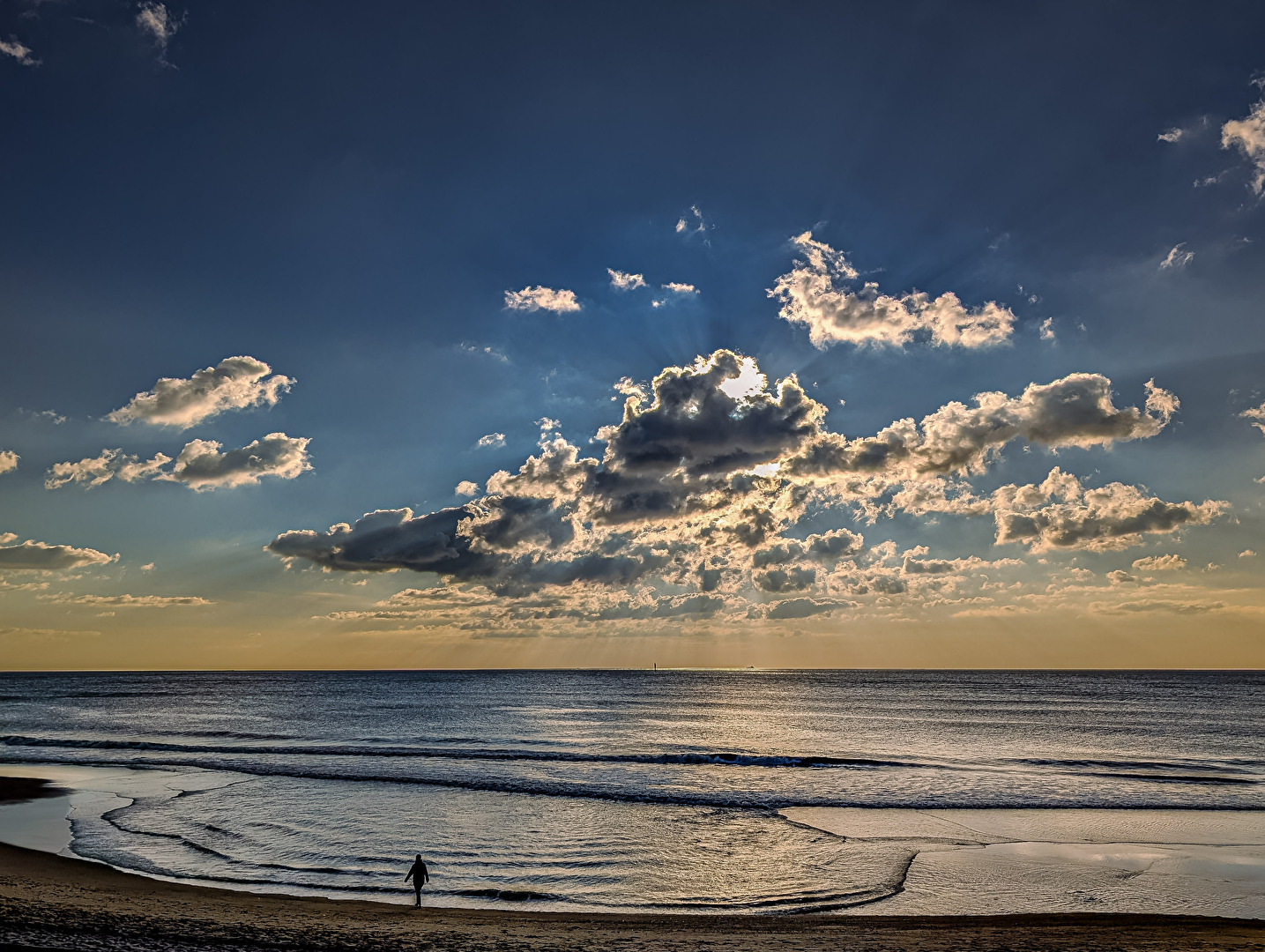 Wolken über der Nordsee