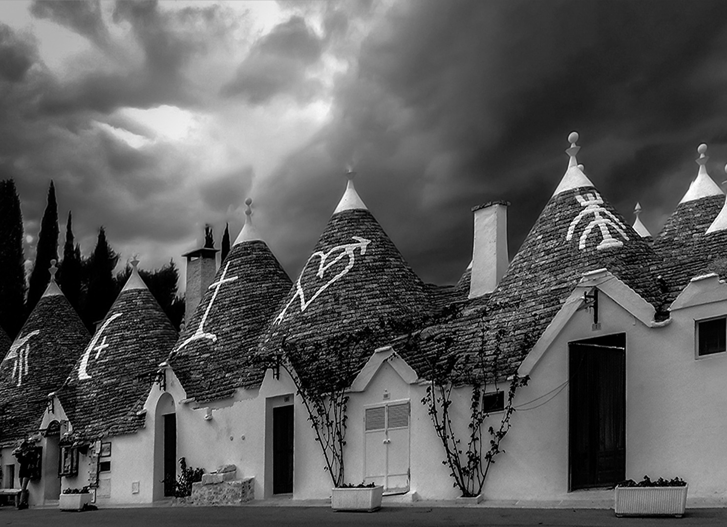 Gewitterstimmung auf Bari - Alberobello