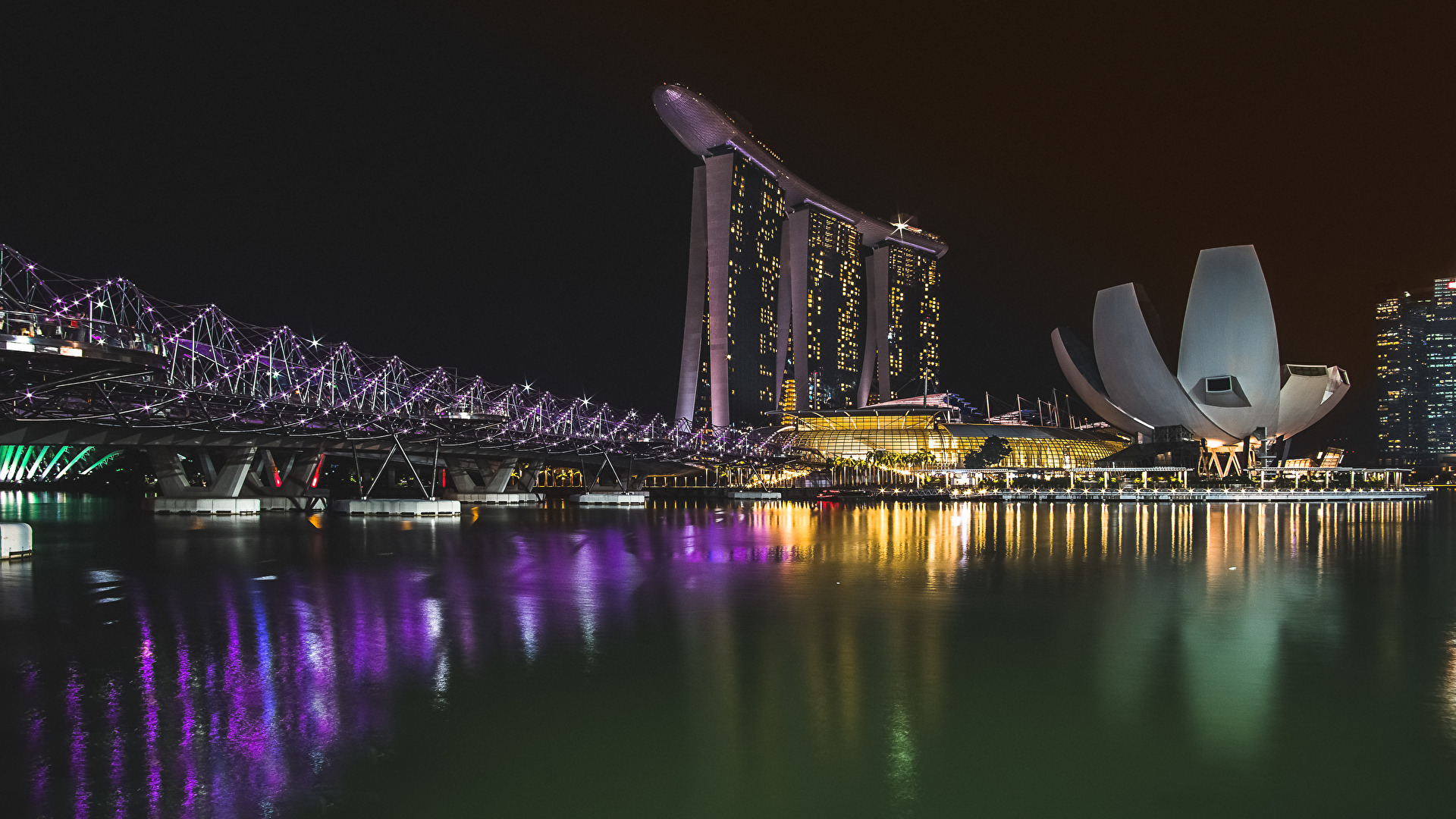 Singapur bei Nacht