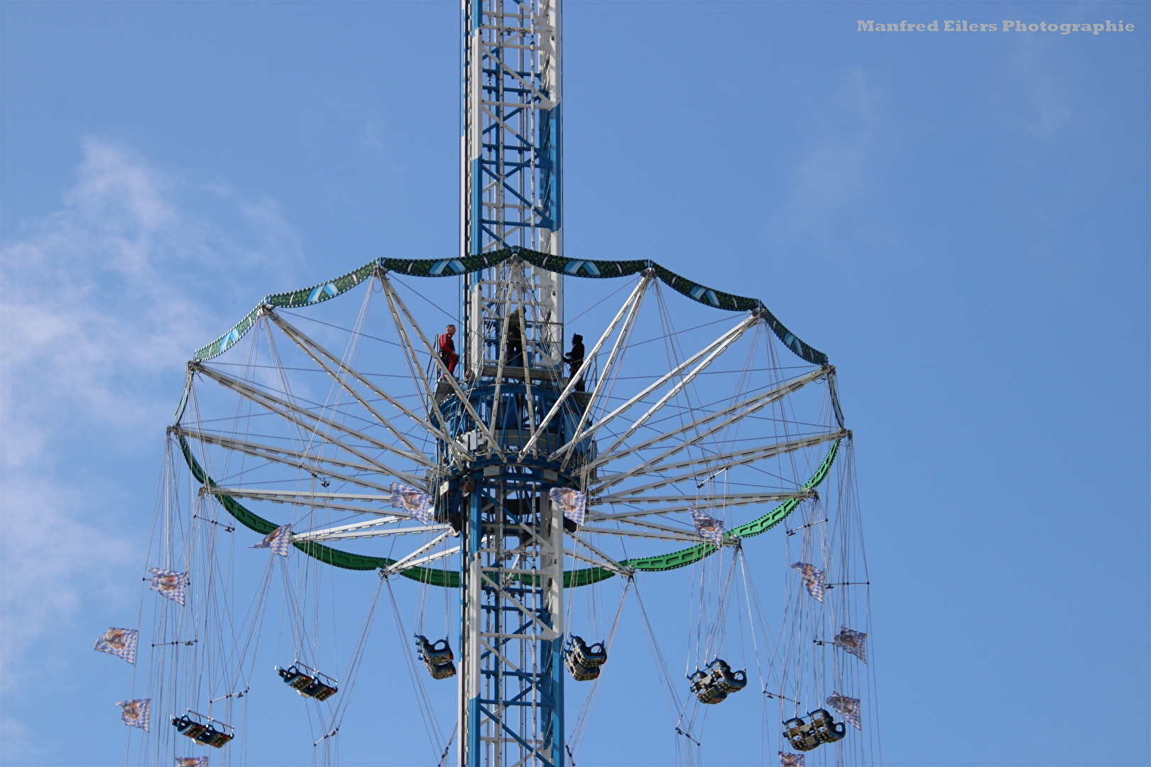 Aufbau Stoppelmarkt in Vechta