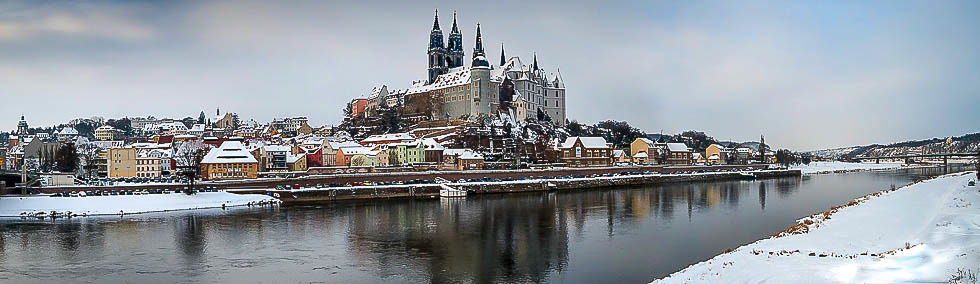 Die Burg im Winter