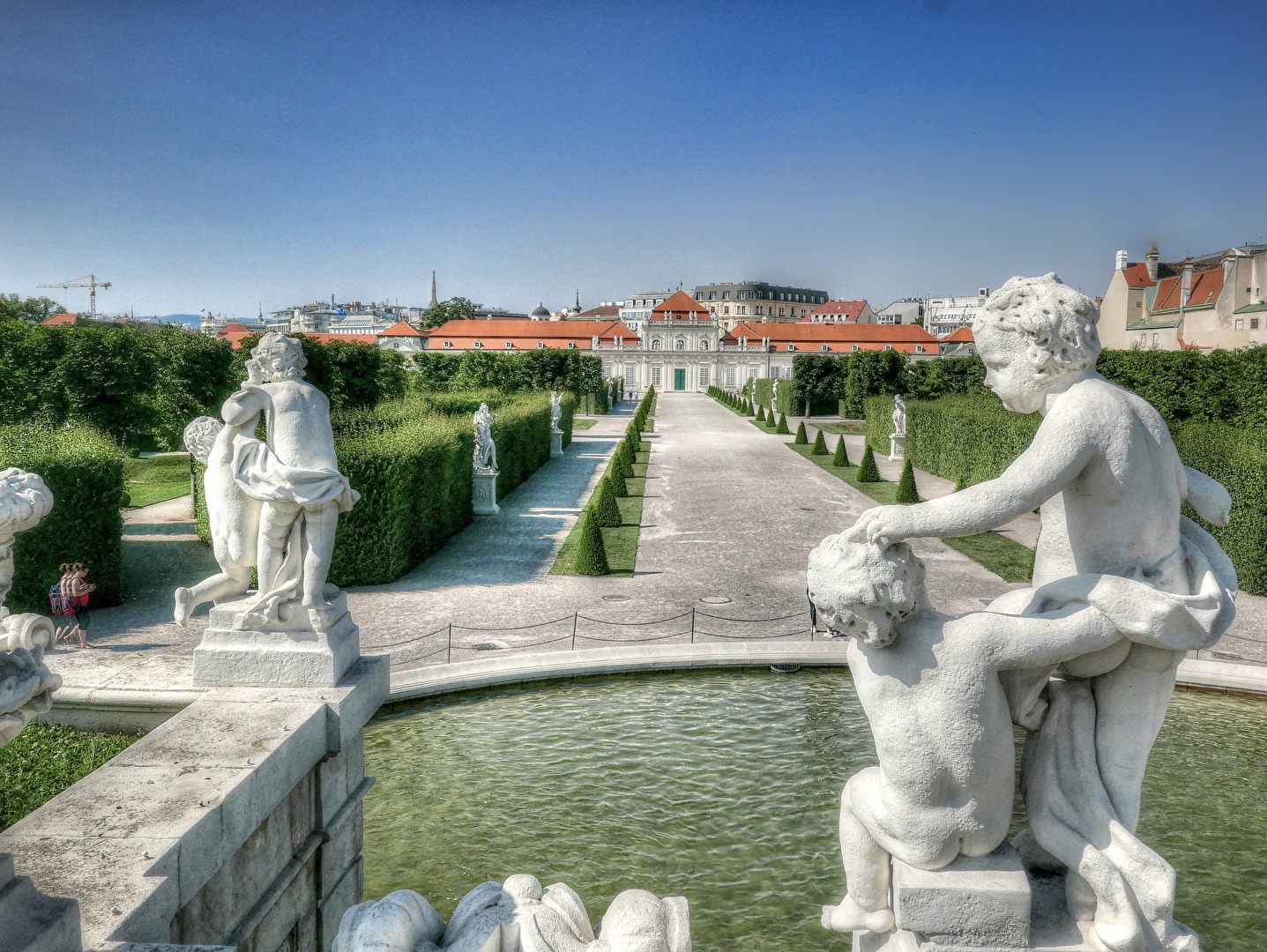 Blick auf das Untere Belvedere