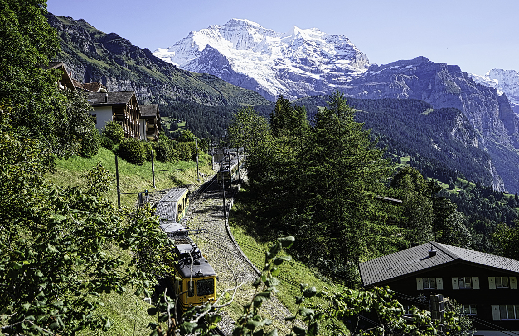 Blick auf den Eiger
