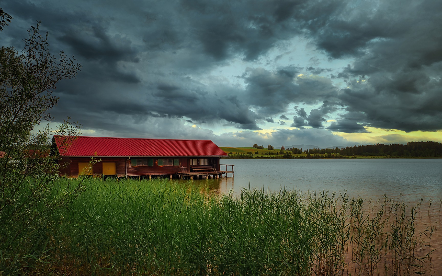 Hütte am Bannwaldsee
