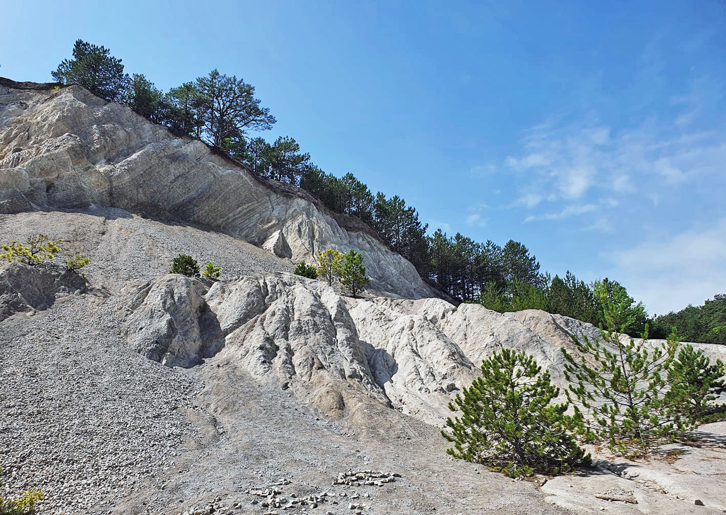 alten Kalksteinbruch in Gyenesdiás, Ungarn