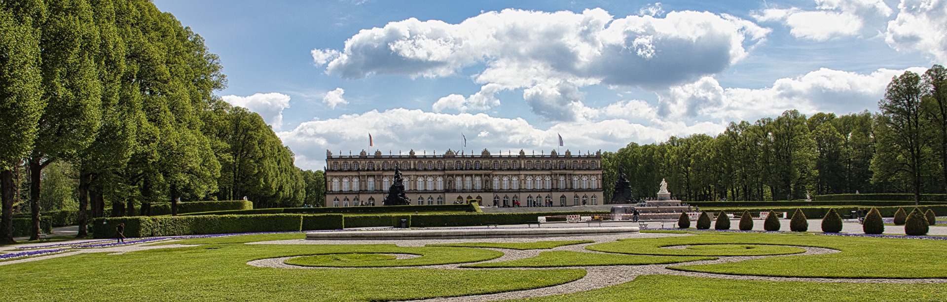 Blick auf das Schloss auf der Herreninsel