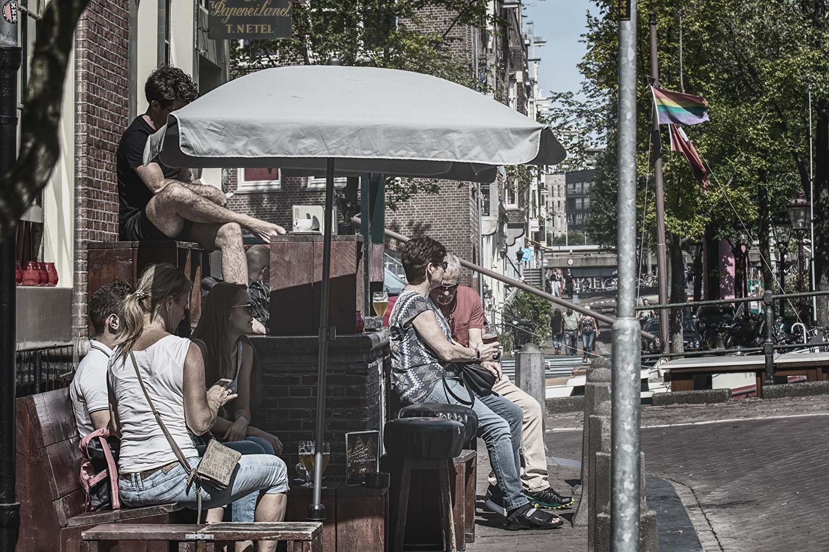 In den Straßen von Amsterdam