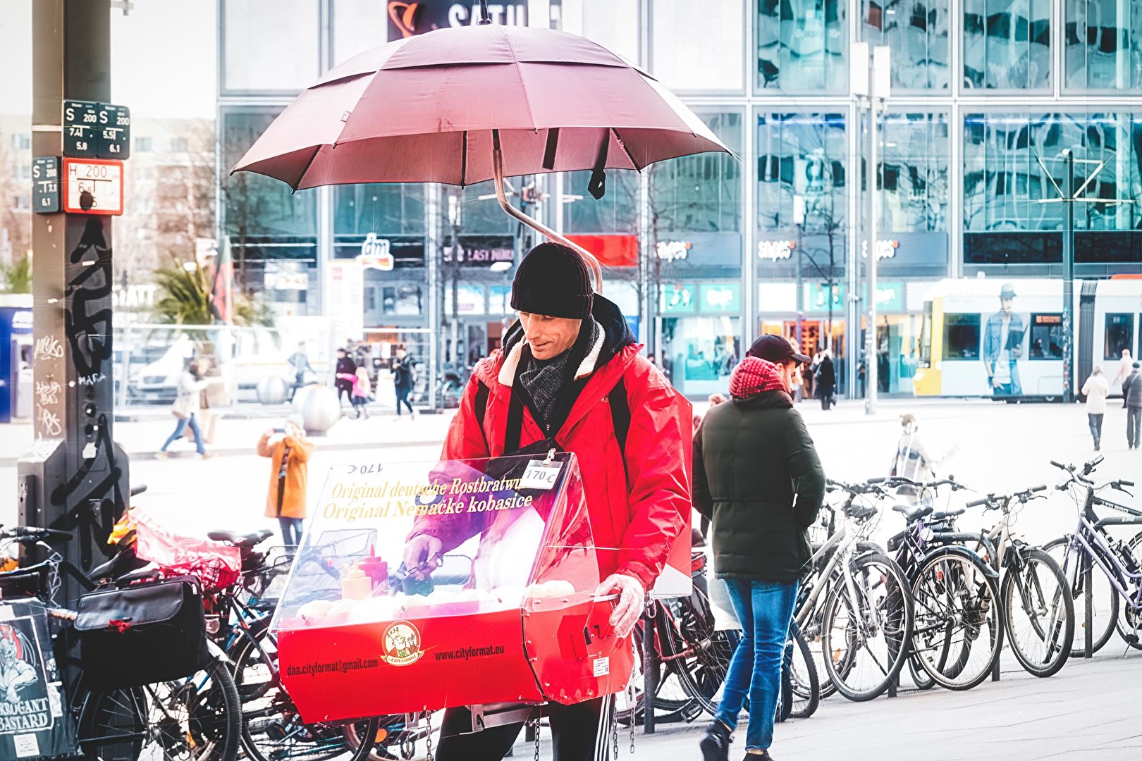 In den Straßen von Berlin