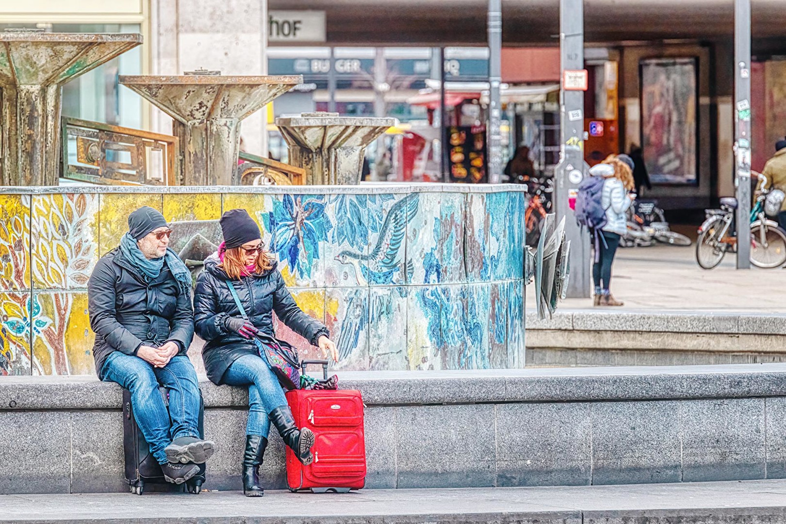 In den Straßen von Berlin