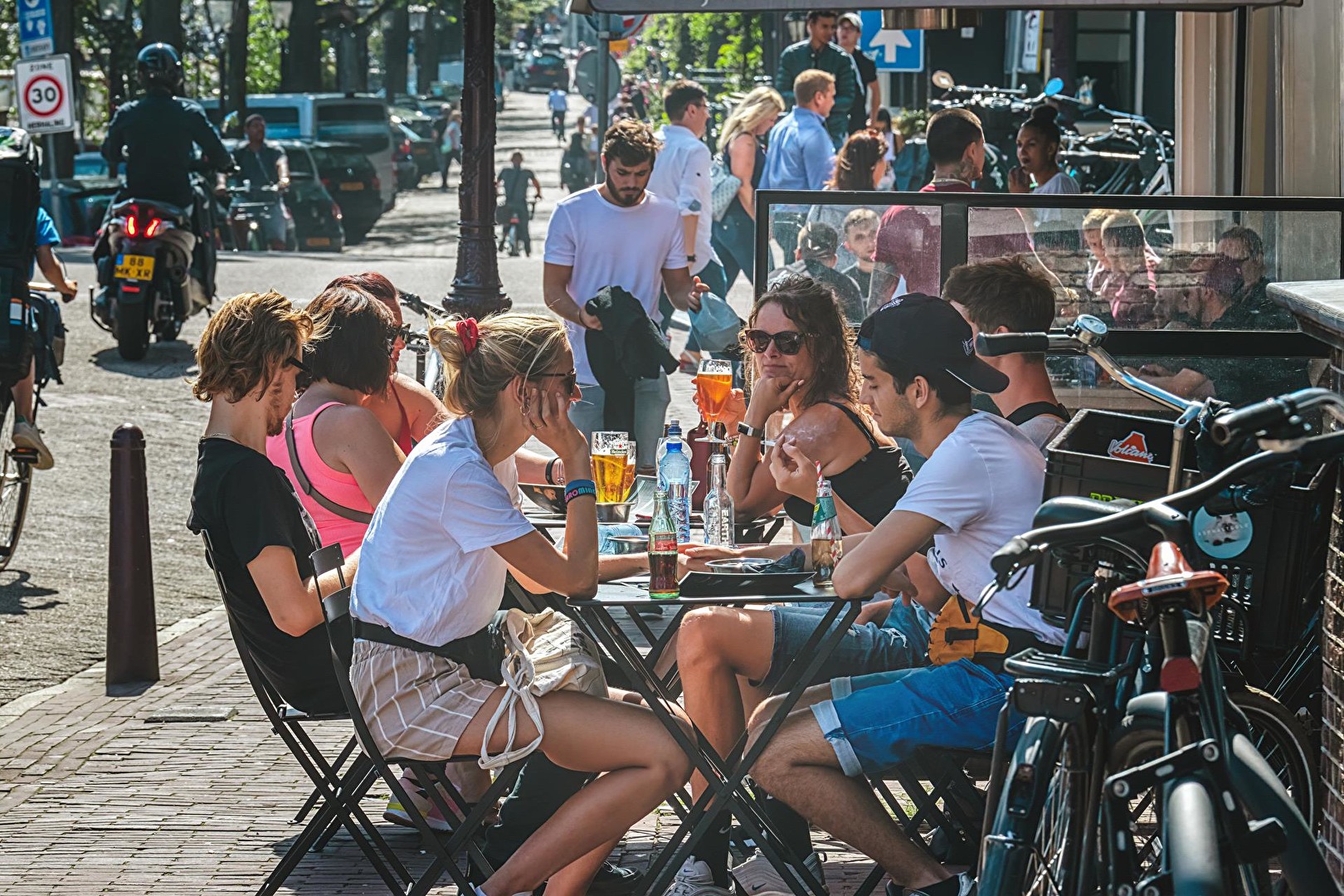 In den Straßen von Amsterdam