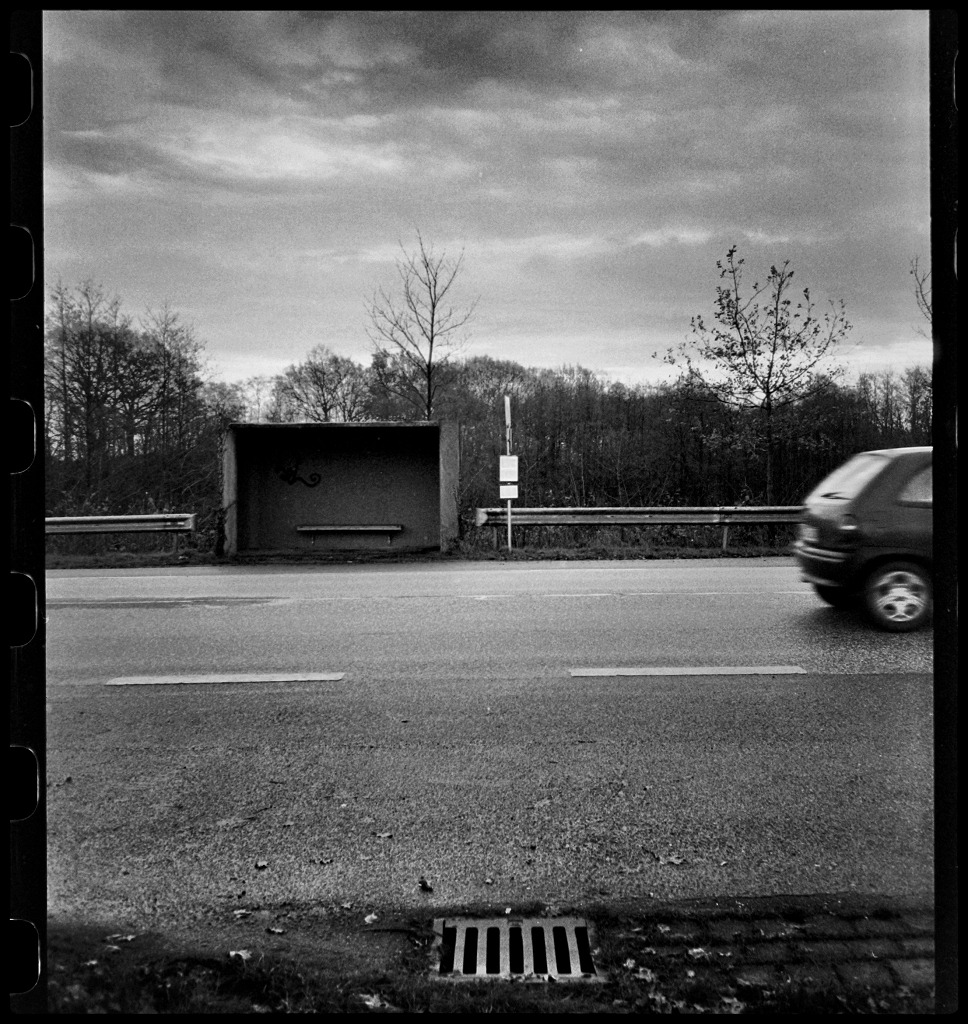 Bushaltestelle in Holstein