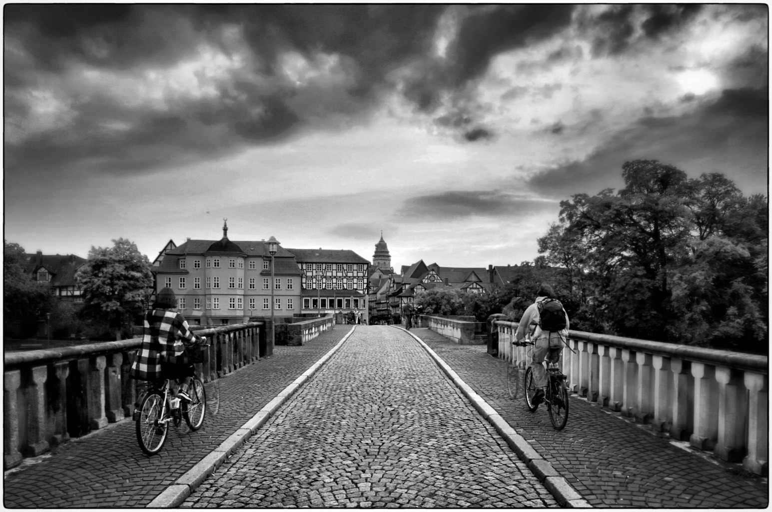 Der Herbst zieht über die Stadt.