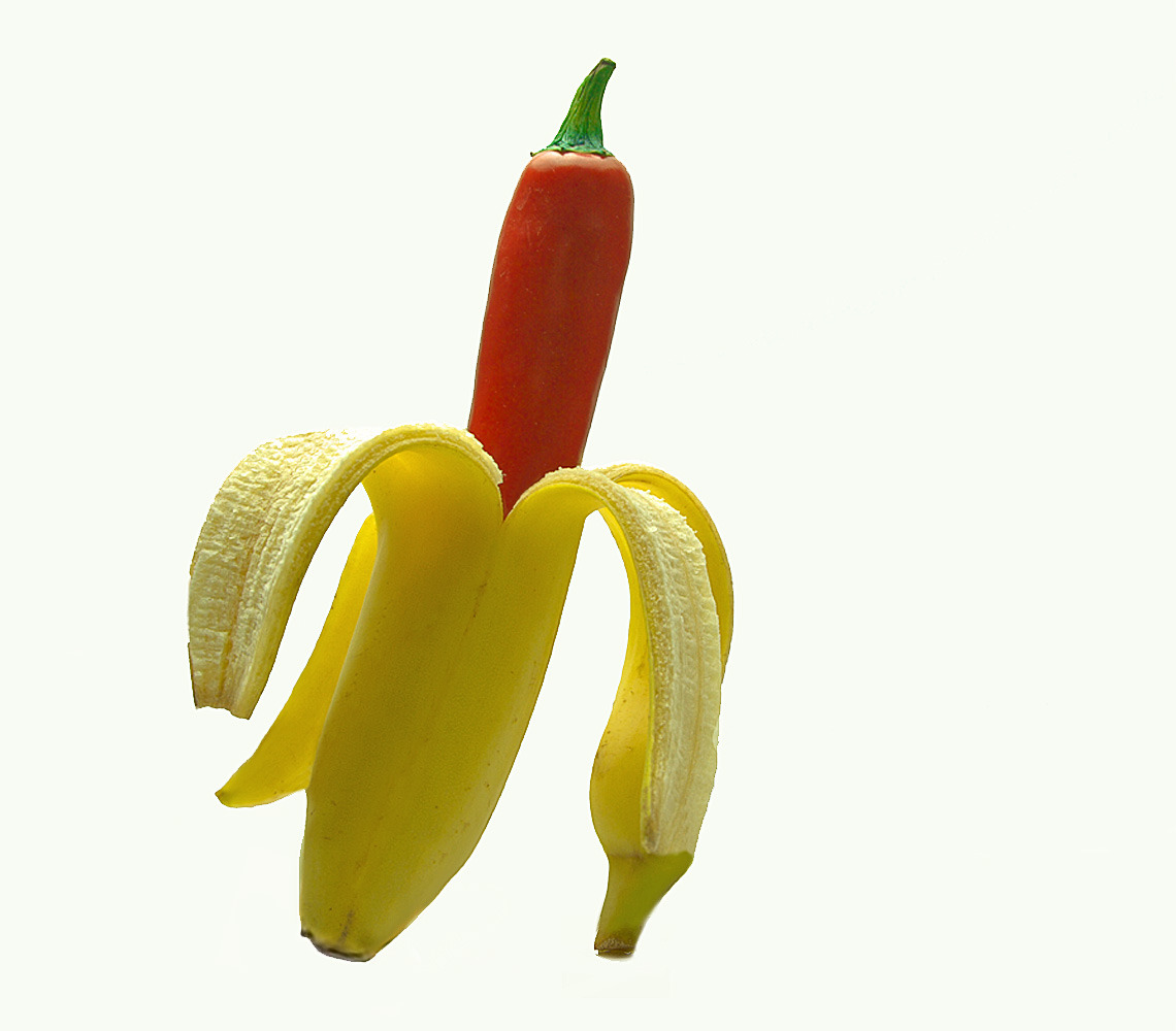 ndizi hukutana na pilipili