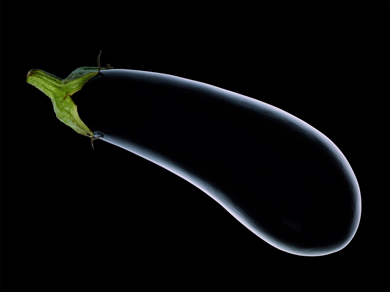 Aubergine auf #Schwarz