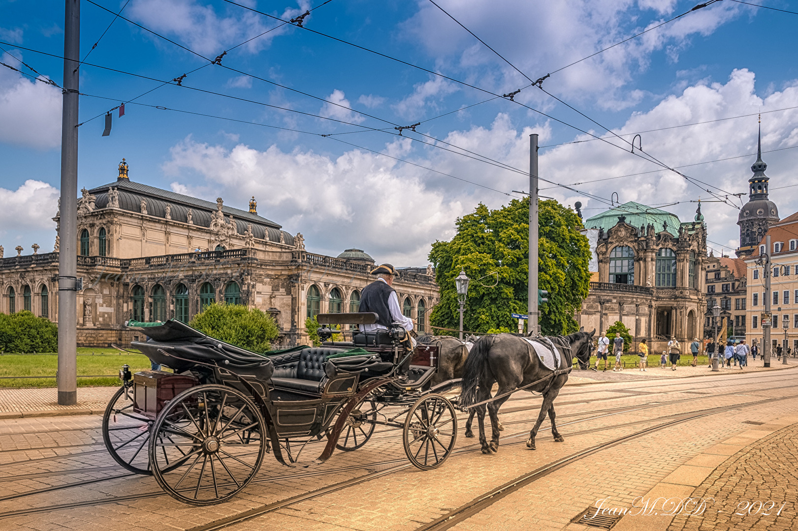 Pferdekutsche in Dresden
