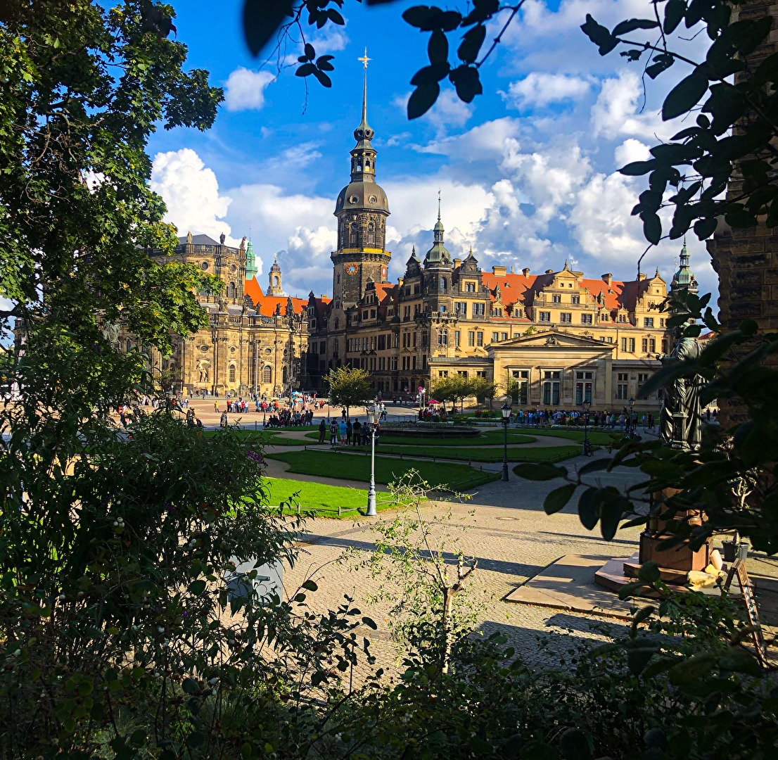 es war ein schöner Tag in Dresden