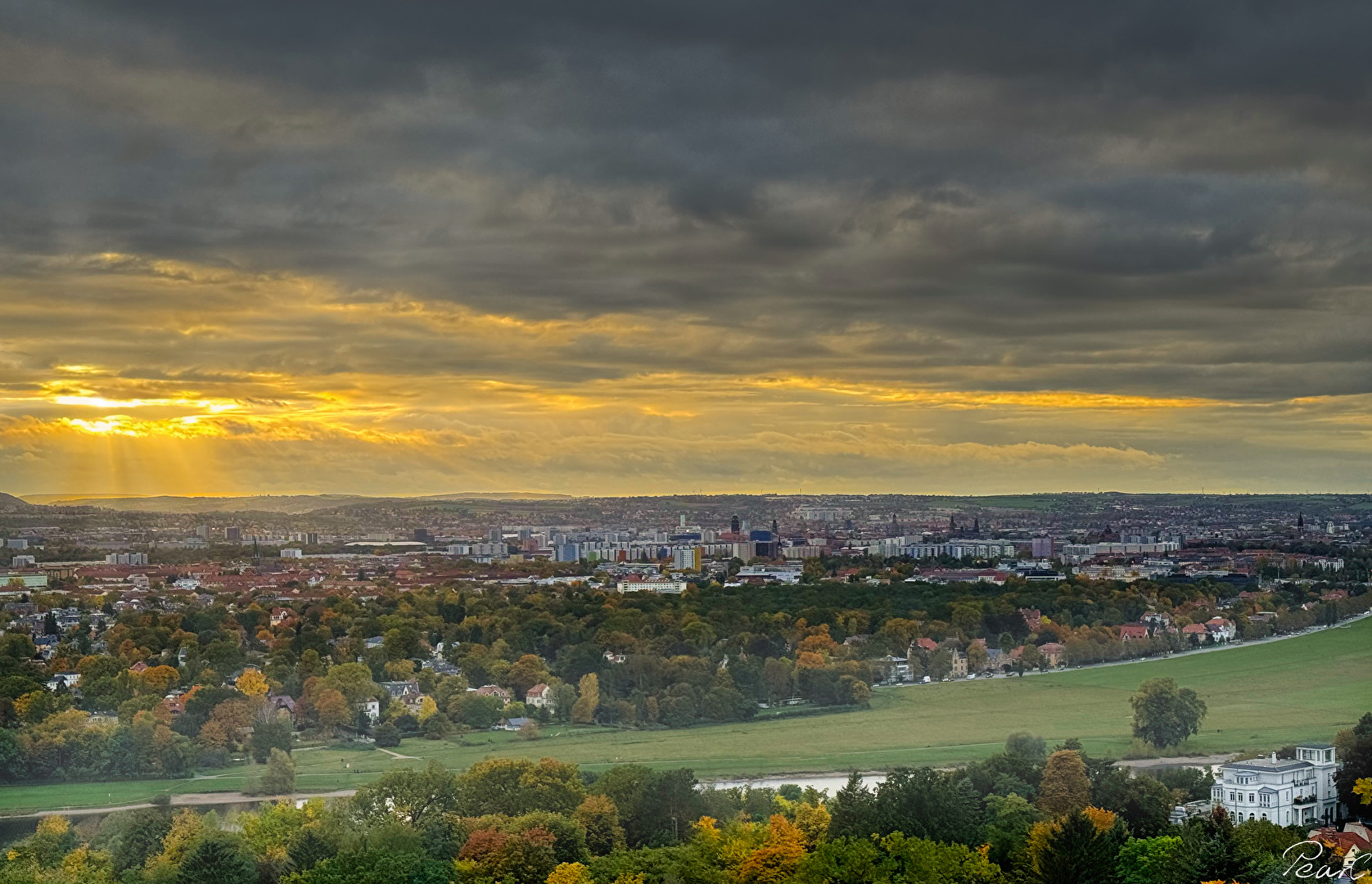 Blick auf Dresden