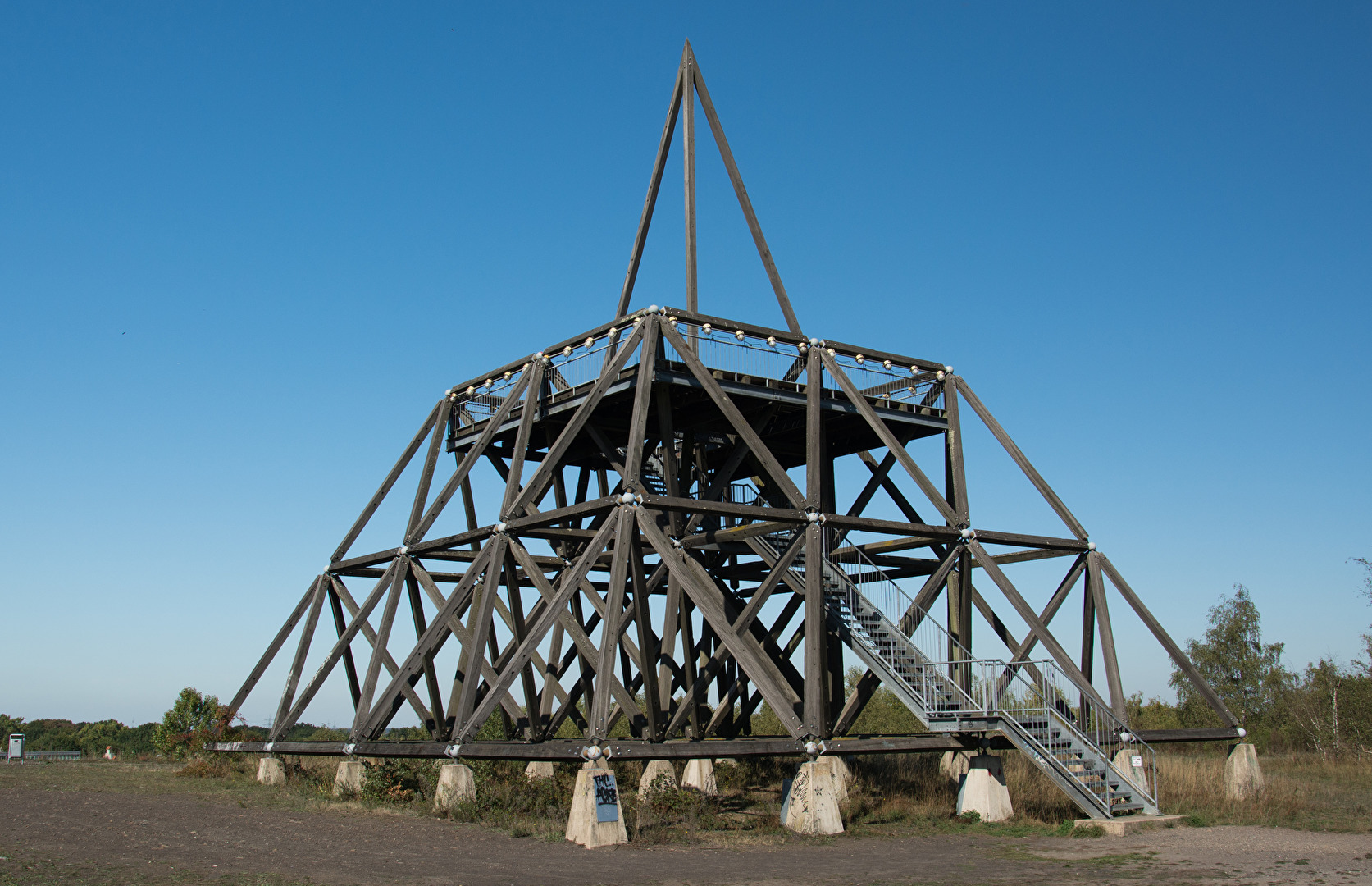 Spurlattenturm auf der Halde Brockenscheidt