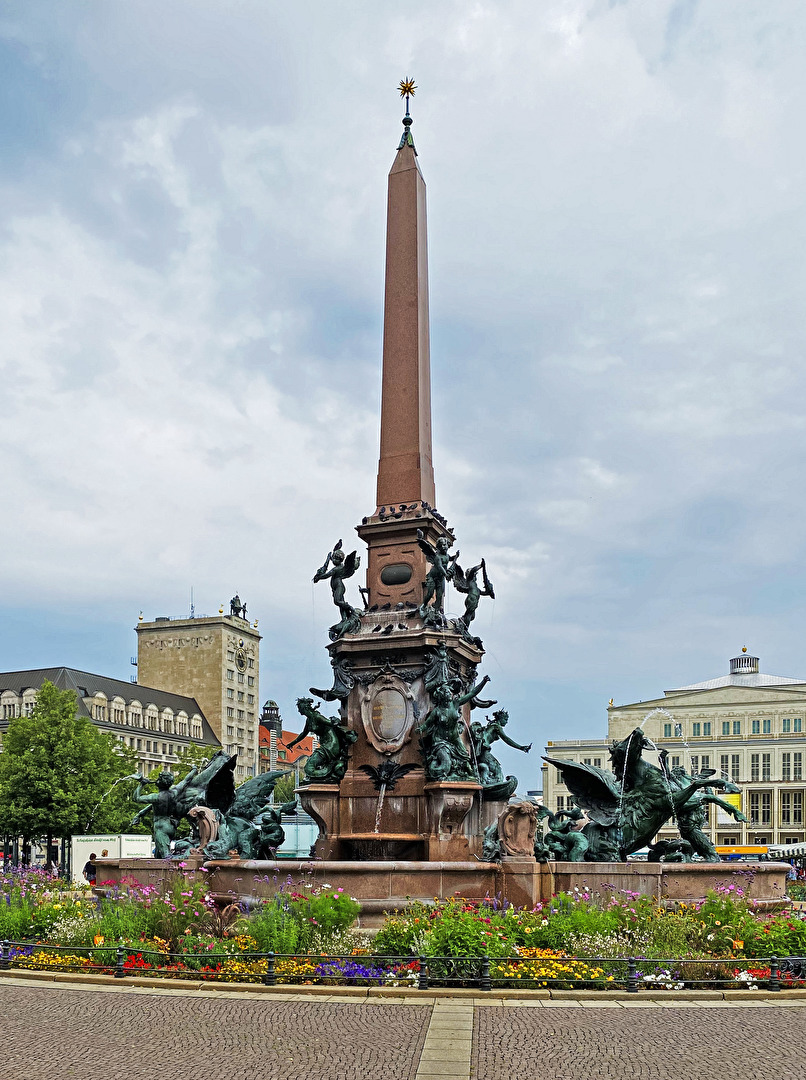Der Mendebrunnen in Leipzig