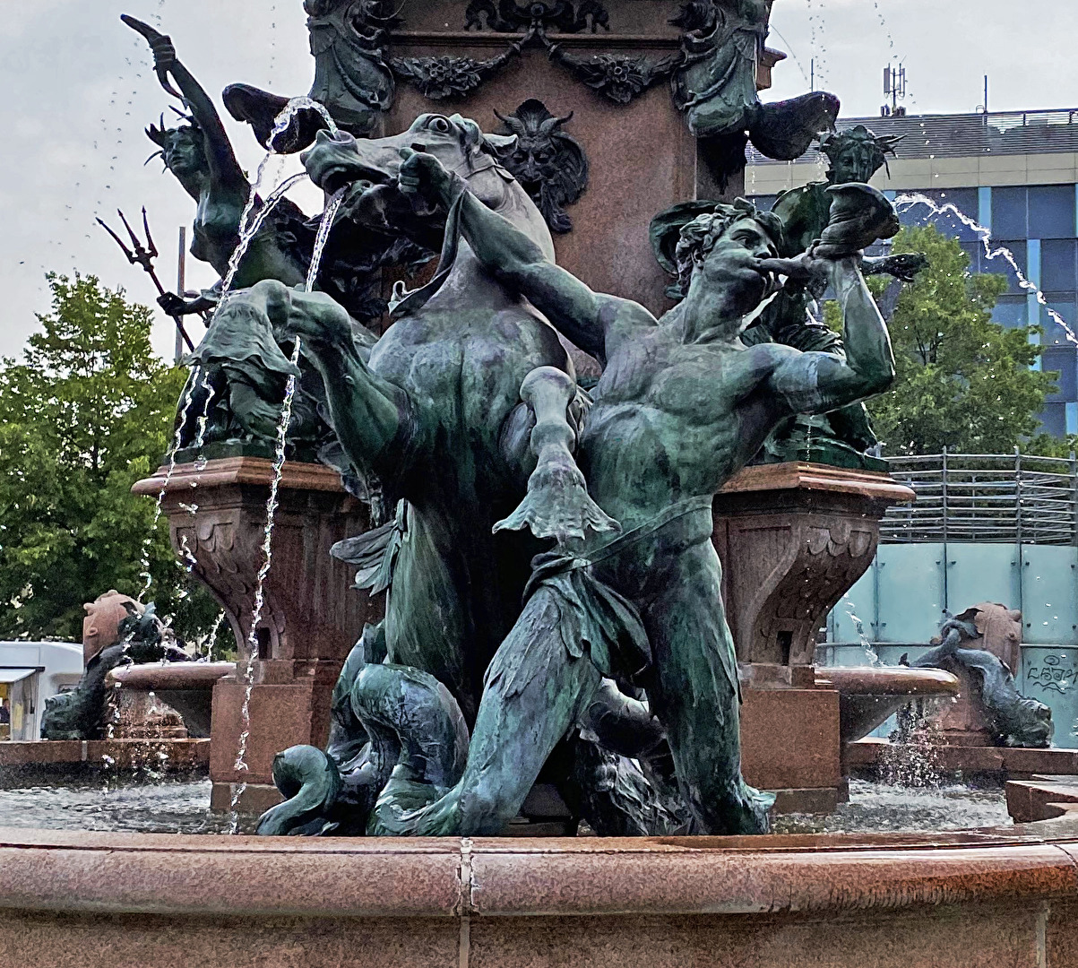 Der Mendebrunnen in Leipzig