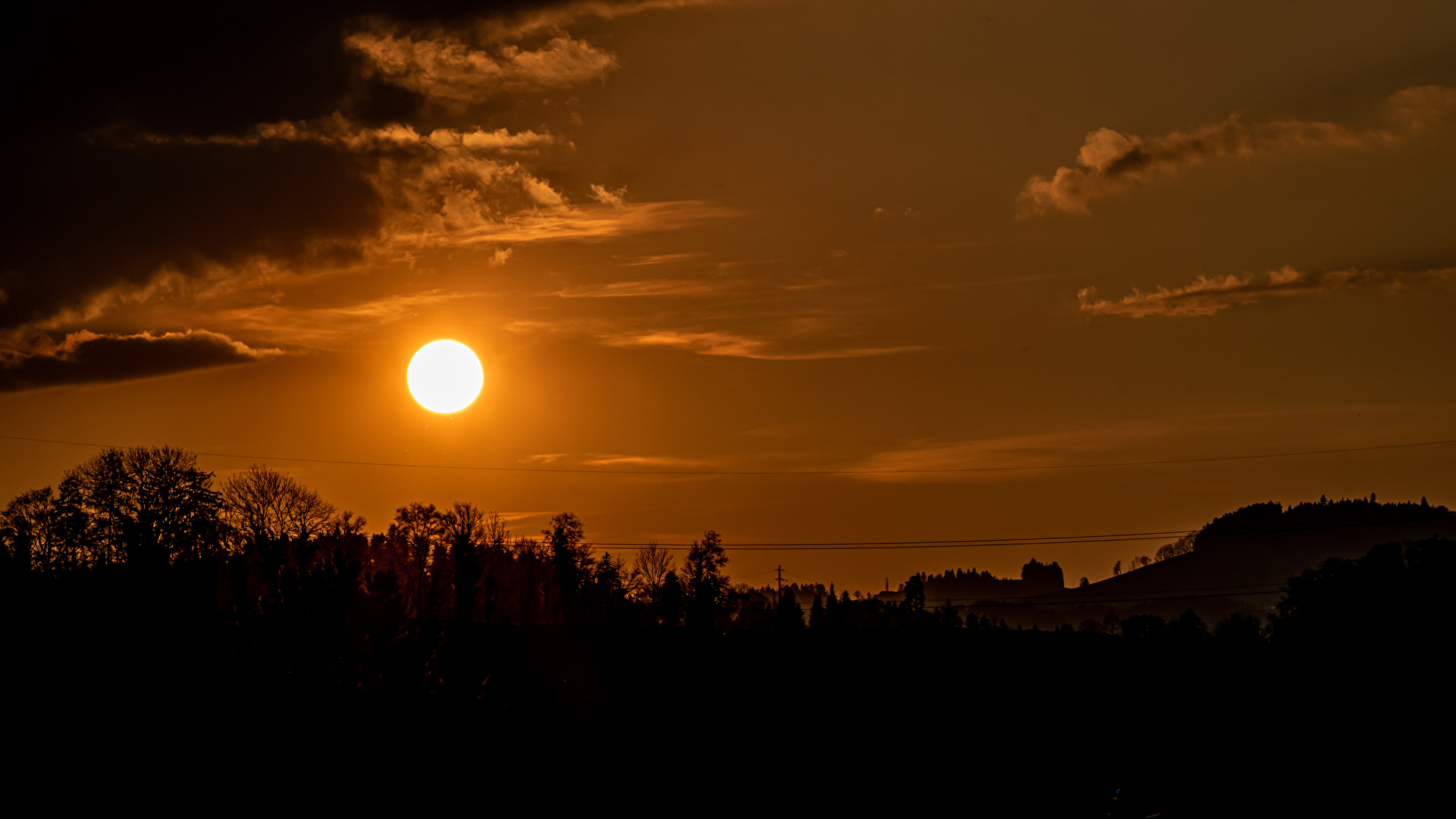 Sunset über Uttigen